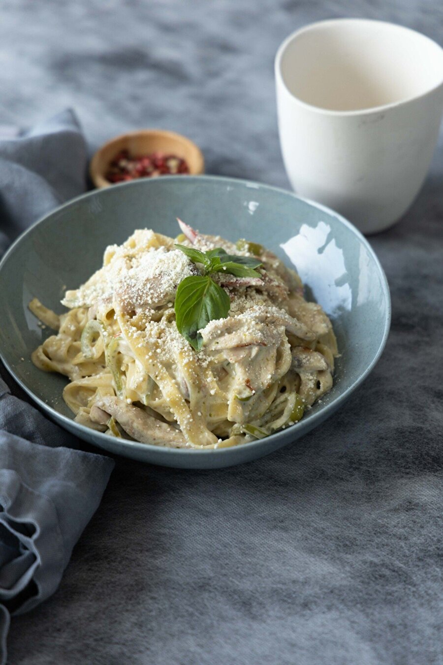 Tavuklu Fettuccine